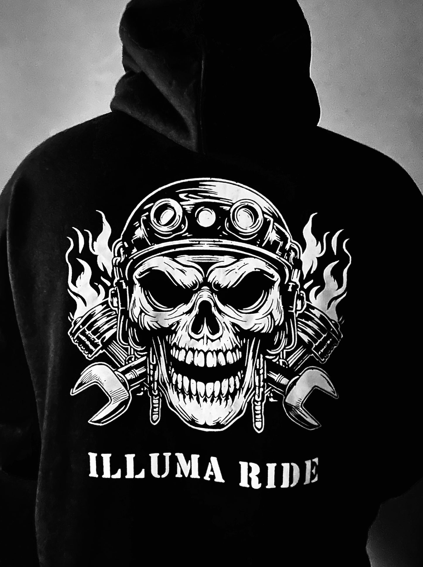 Piston Skull Hoodie